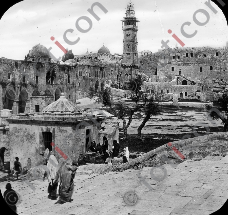 Jerusalem | Jerusalem - Foto foticon-simon-129-022-sw.jpg | foticon.de - Bilddatenbank für Motive aus Geschichte und Kultur